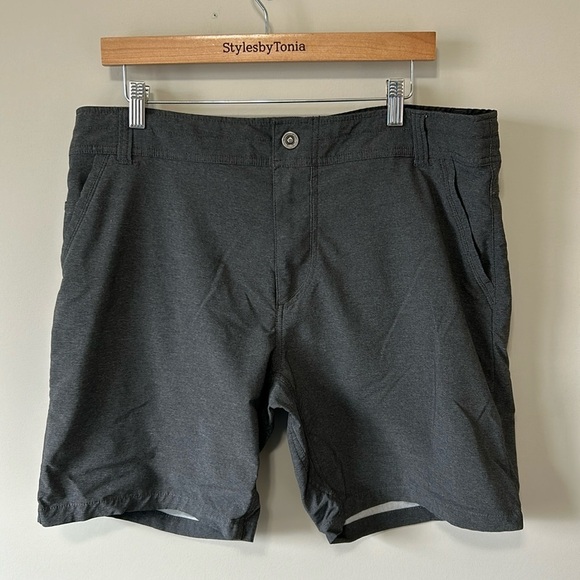 KUHL Mens SHIFT AMPHIBIA SHORT Gray Hiking Outdoor UPF Stretch Sz 38 - Picture 1 of 12